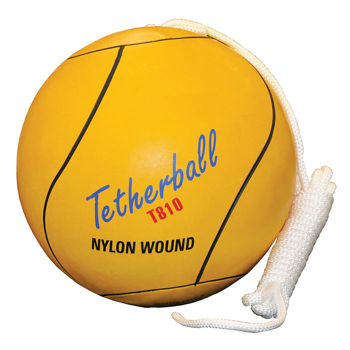 Jaypro Tetherball – Ultra-Cushioned Sponge Rubber with Nylon Rope – SKU: TBP-BALL