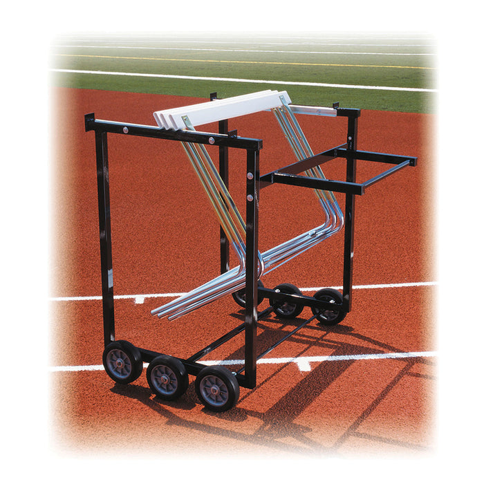 Jaypro Hurdle Cart – Heavy-Duty 6-Wheel Steel Transport Cart (8-14 Hurdles) – SKU: TFH-CART
