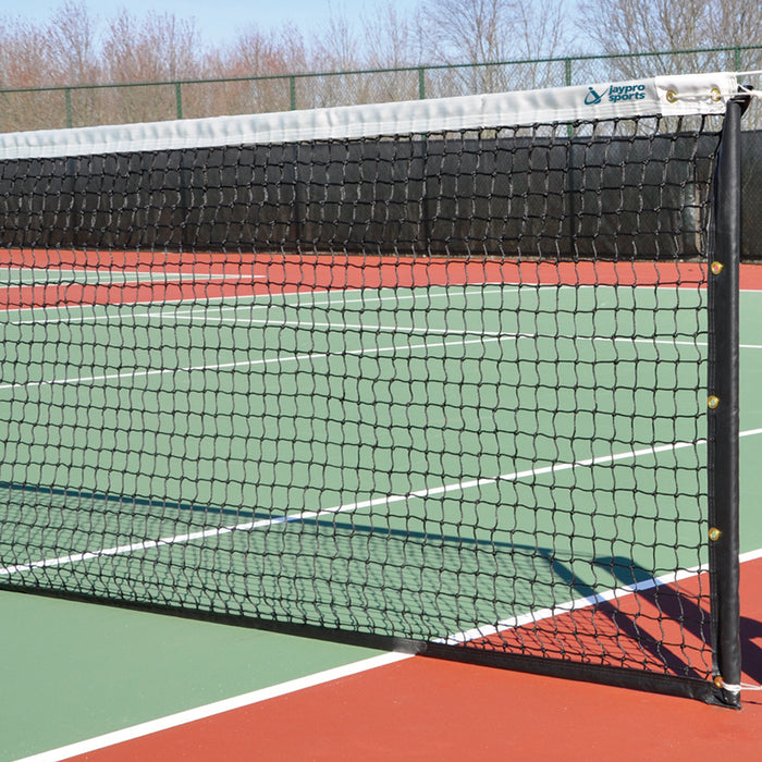 Jaypro Tournament Tennis Net – 3mm Polyethylene Knotted Mesh – 42 ft. x 42 in. – SKU: TTN-3