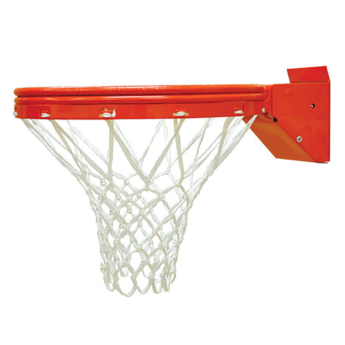 Jaypro Basketball System – Straight Post (4-1/2 in. Pole with 4 ft. Offset, 72 in. Steel Backboard, Playground Breakaway Goal) – SKU: SPA4-RS-UB