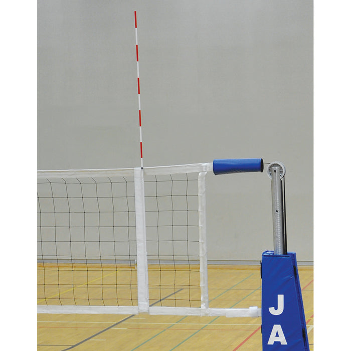 Jaypro Volleyball Net Antennas with Sleeves – Fits 36" & 39" Nets – SKU: VBA-4