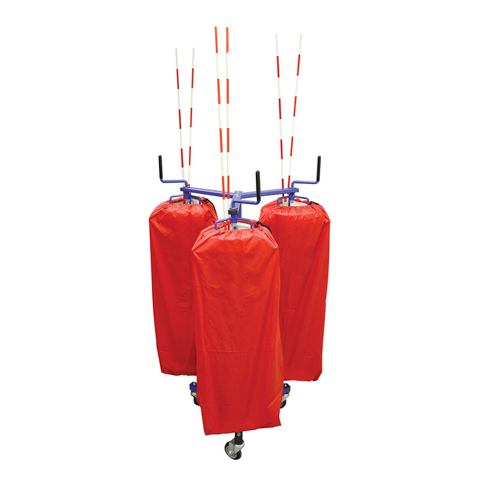 Jaypro Volleyball Net Storage Rack - Net Keeper for Triple Net - SKU: VNK33