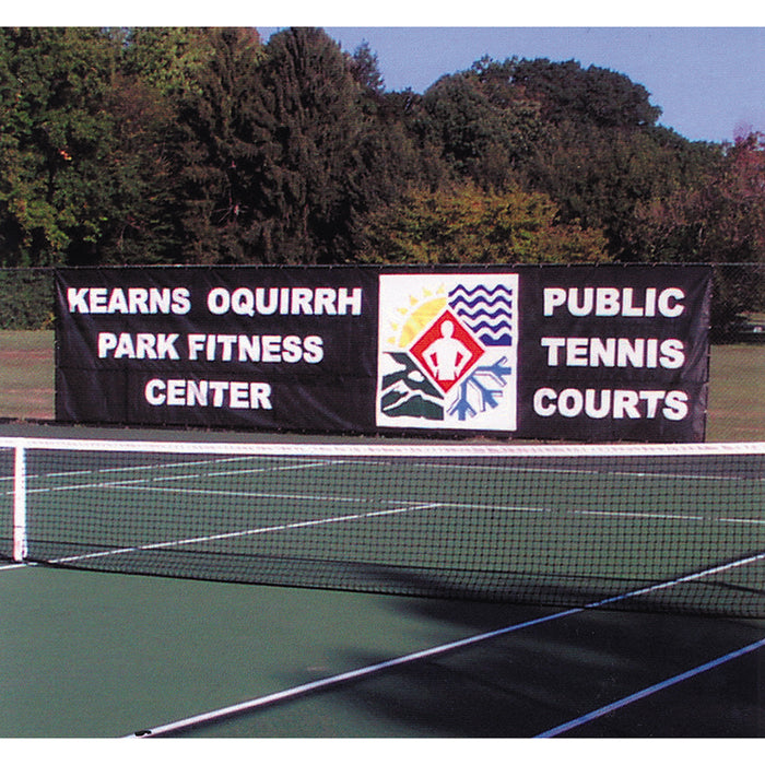 Jaypro Premium Windscreen – 14 oz. Vinyl-Coated Polyester Mesh (6 ft. Height) – Custom Size – SKU: WSCRN-6