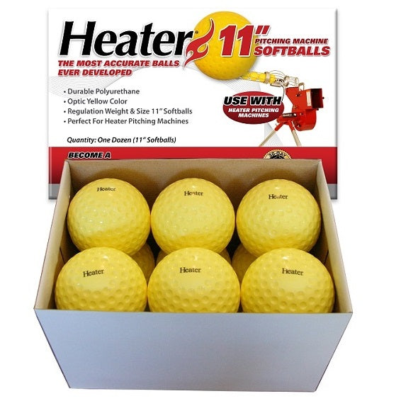 Heater 11 Inch Pitching Machine Softballs